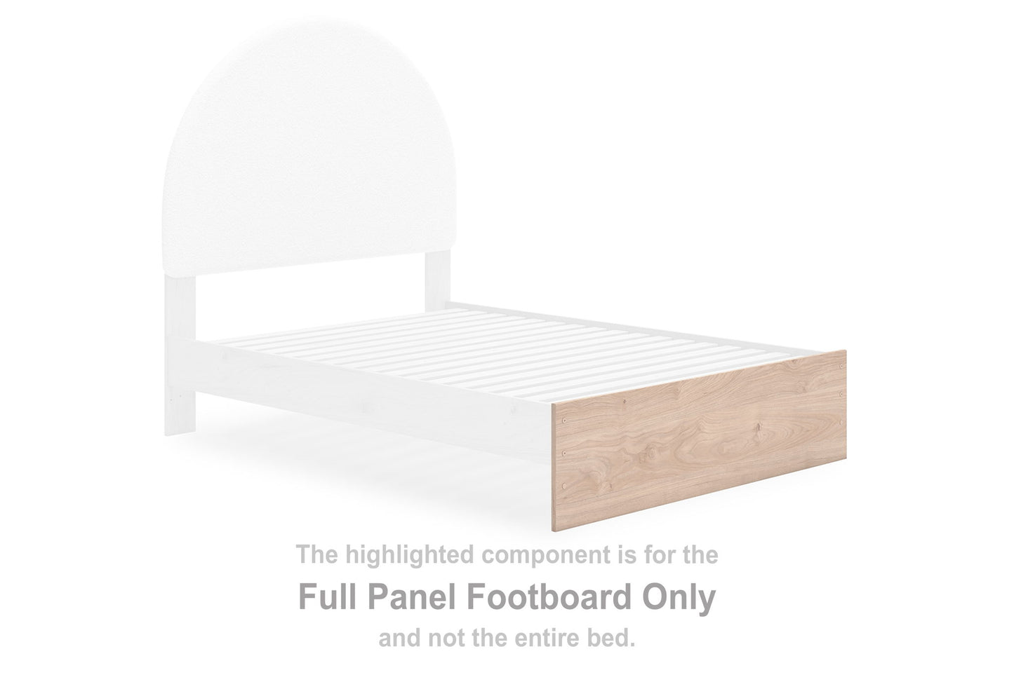 Arloster - Tan - Full Panel Footboard