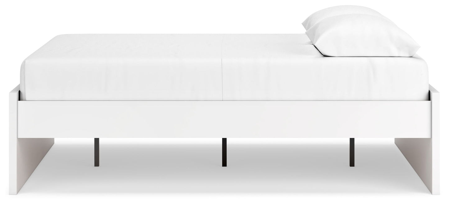 Onita - White - Queen Platform Bed