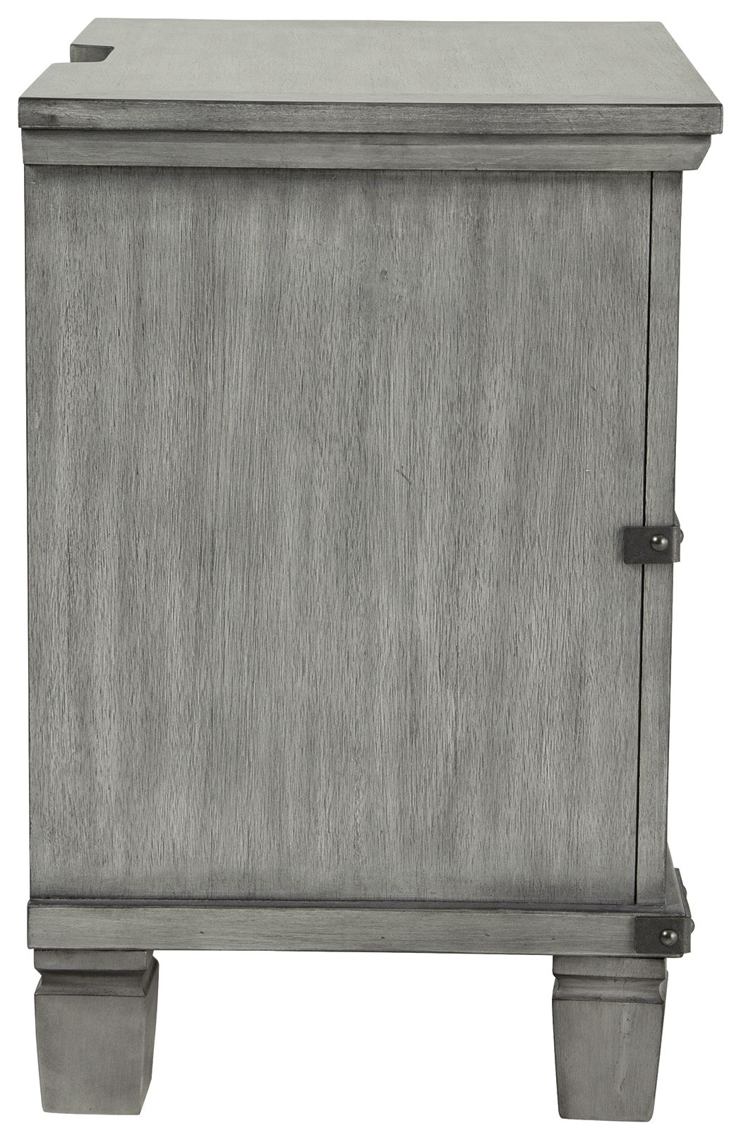 Russelyn - Gray - Two Drawer Night Stand