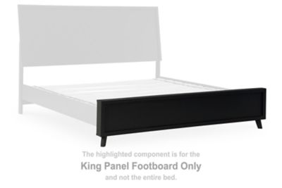 Danziar - King Panel Footboard - Black