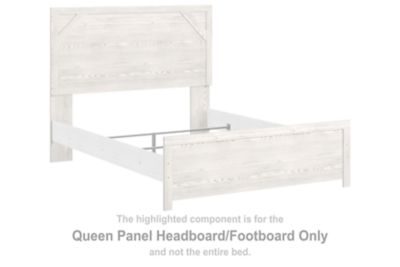 Gerridan - Queen Panel HDBD/Ftbd - White / Gray