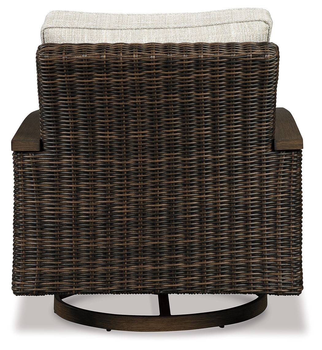 Paradise Trail - Medium Brown - Swivel Lounge Chair (Set of 2)