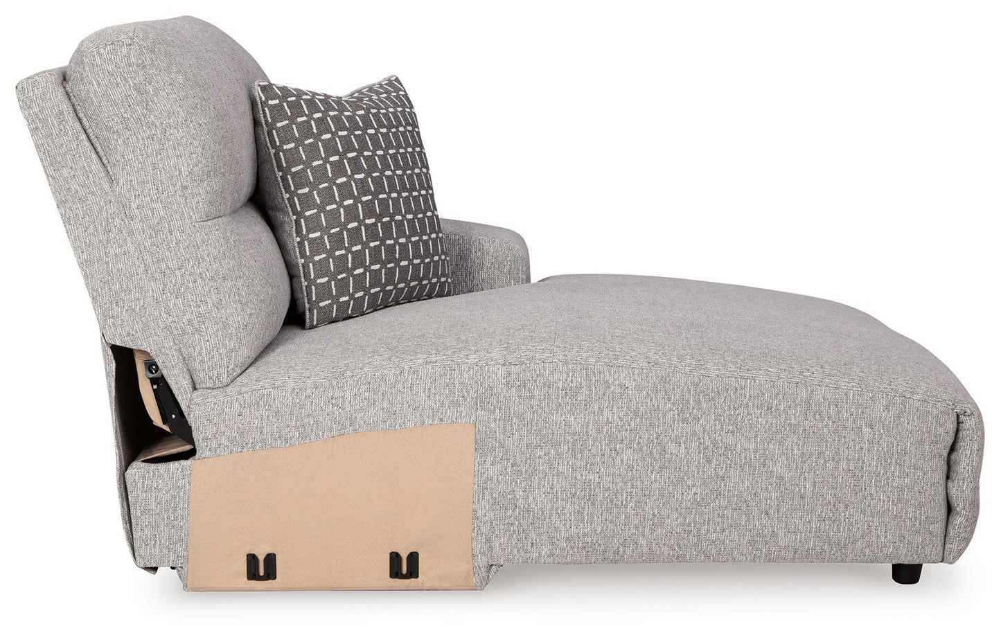 Acklen Place - Pewter - Raf Power Reclining Back Chaise