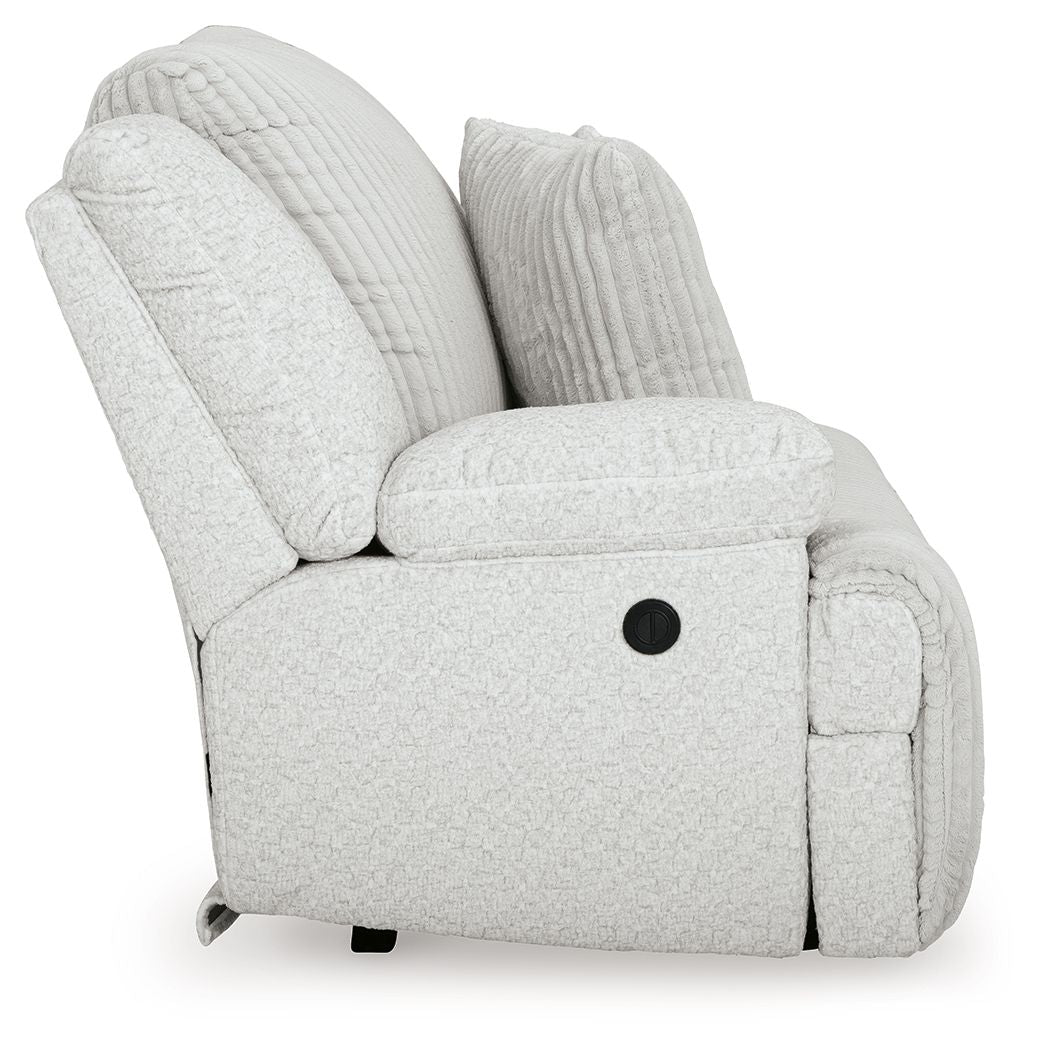 Top Tier - Alloy - Laf Zero Wall Power Recliner