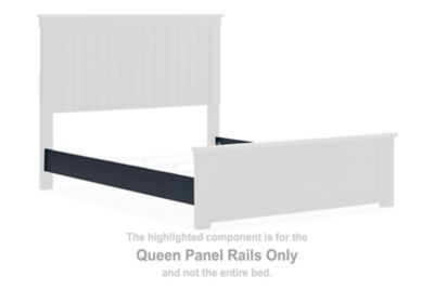 Landocken - Queen Panel Rails - Brown / Blue