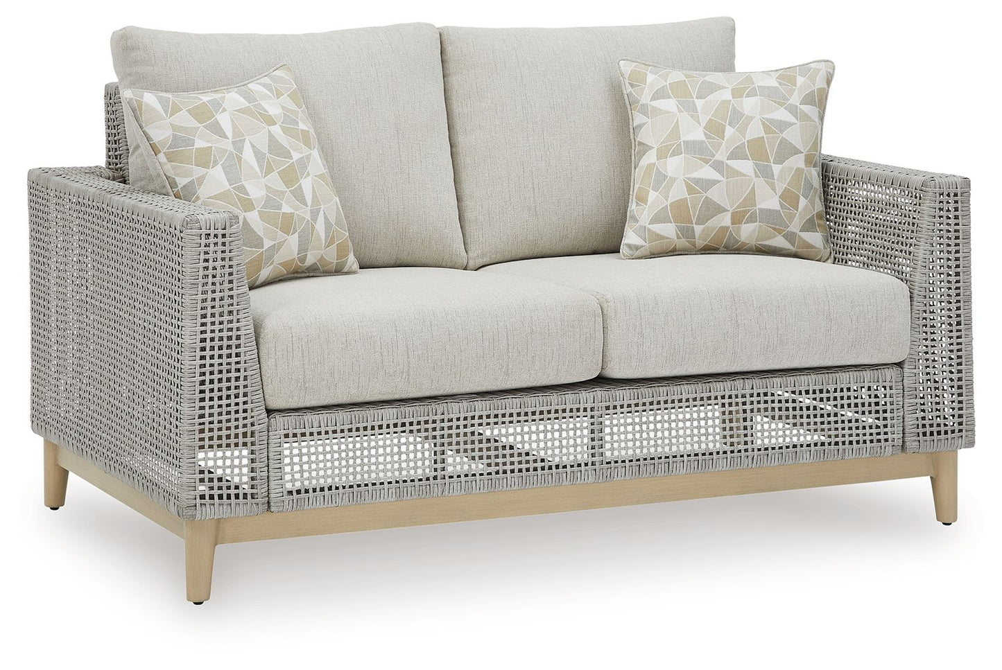 Seton Creek - 4 Pc. - Lounge Set - Gray