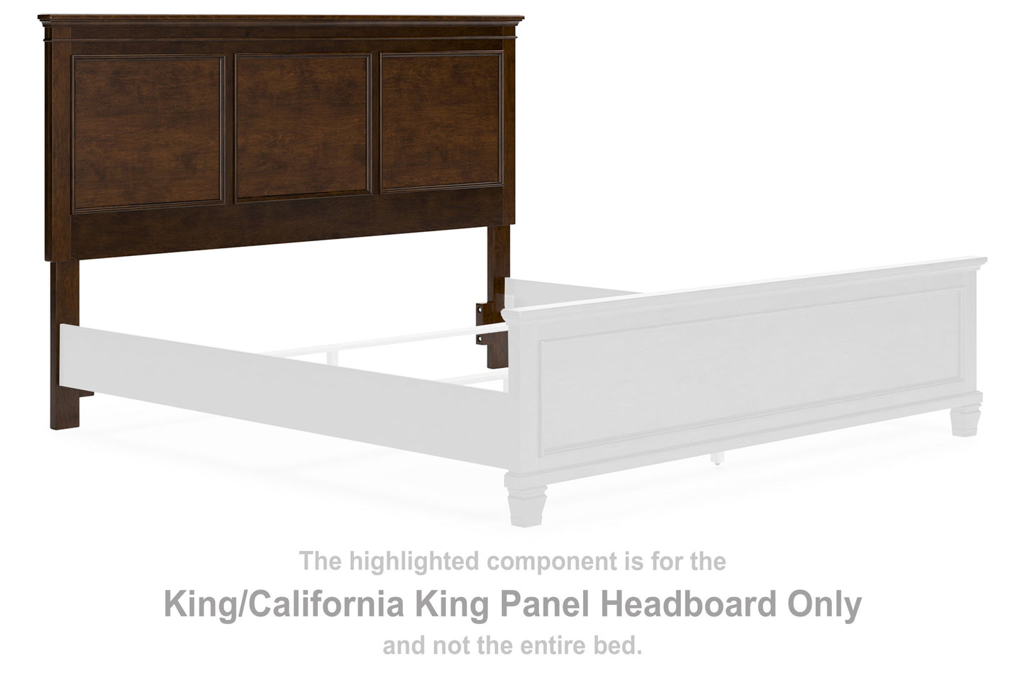 Danabrin - King/Cal King Panel Headboard - Brown