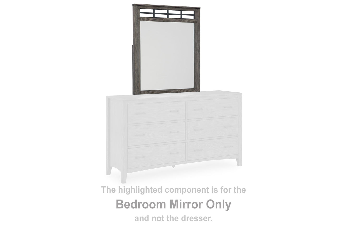 Montillan - Bedroom Mirror - Grayish Brown