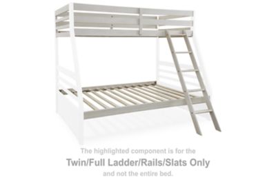 Robbinsdale - Twin/Full Ladder/Rails/Slats - Antique White
