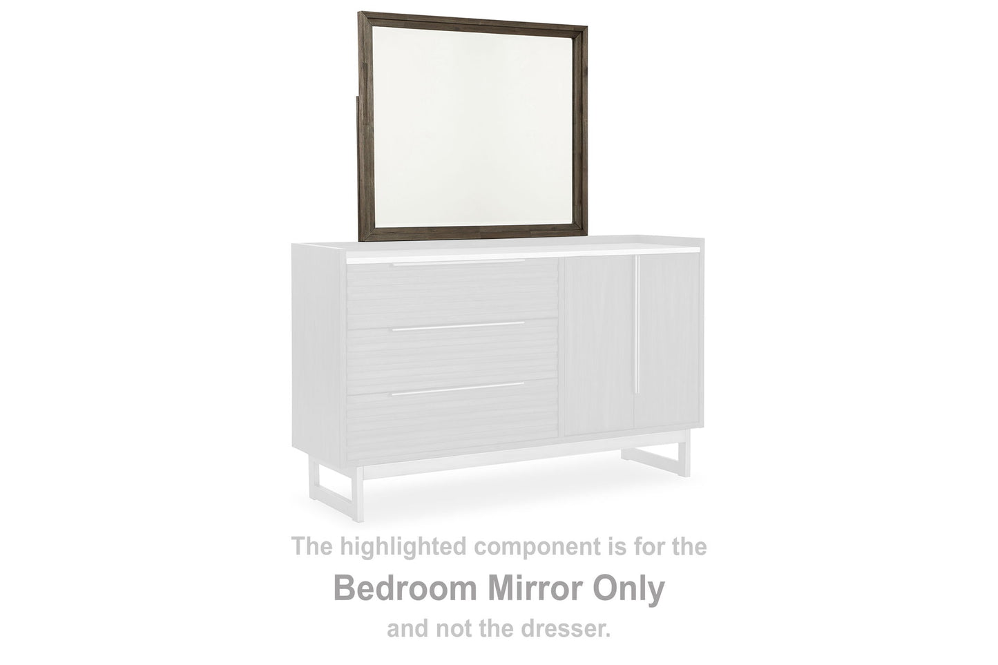 Arkenton - Grayish Brown - Bedroom Mirror