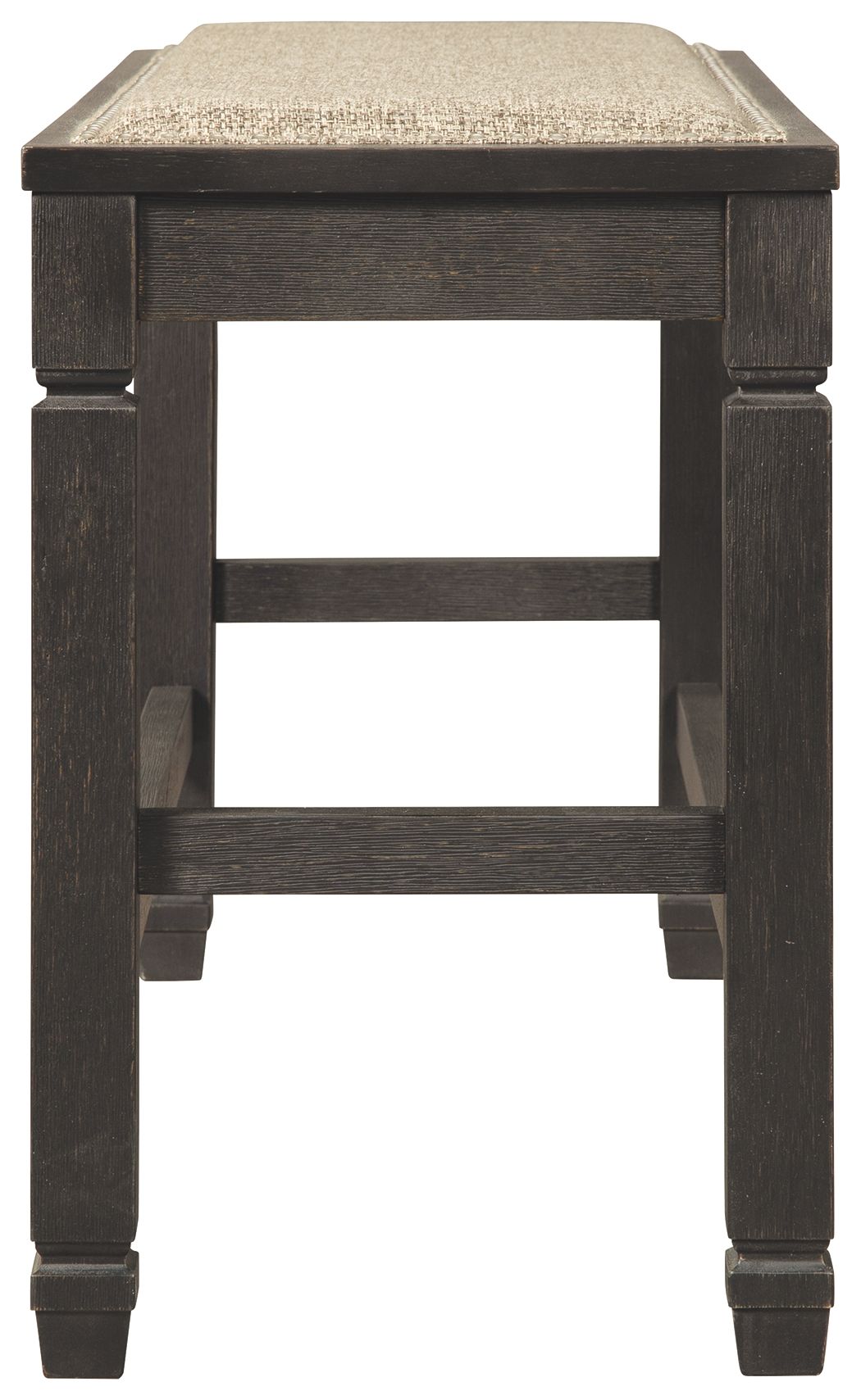 Tyler Creek - Antique Black - DBL Counter UPH Bench