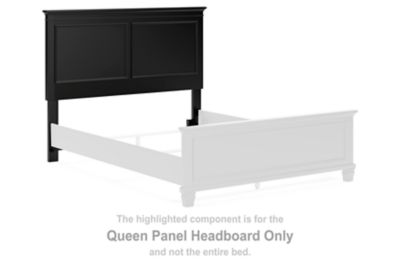 Lanolee - Queen Panel Headboard - Black