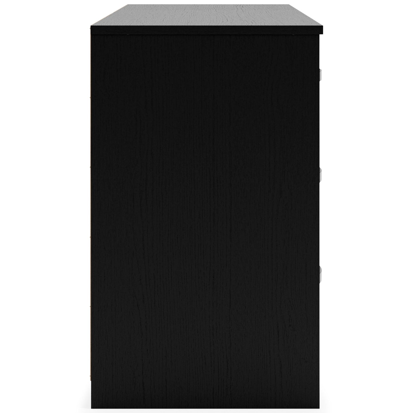Finch - Black - Six Drawer Dresser - 29'' Height