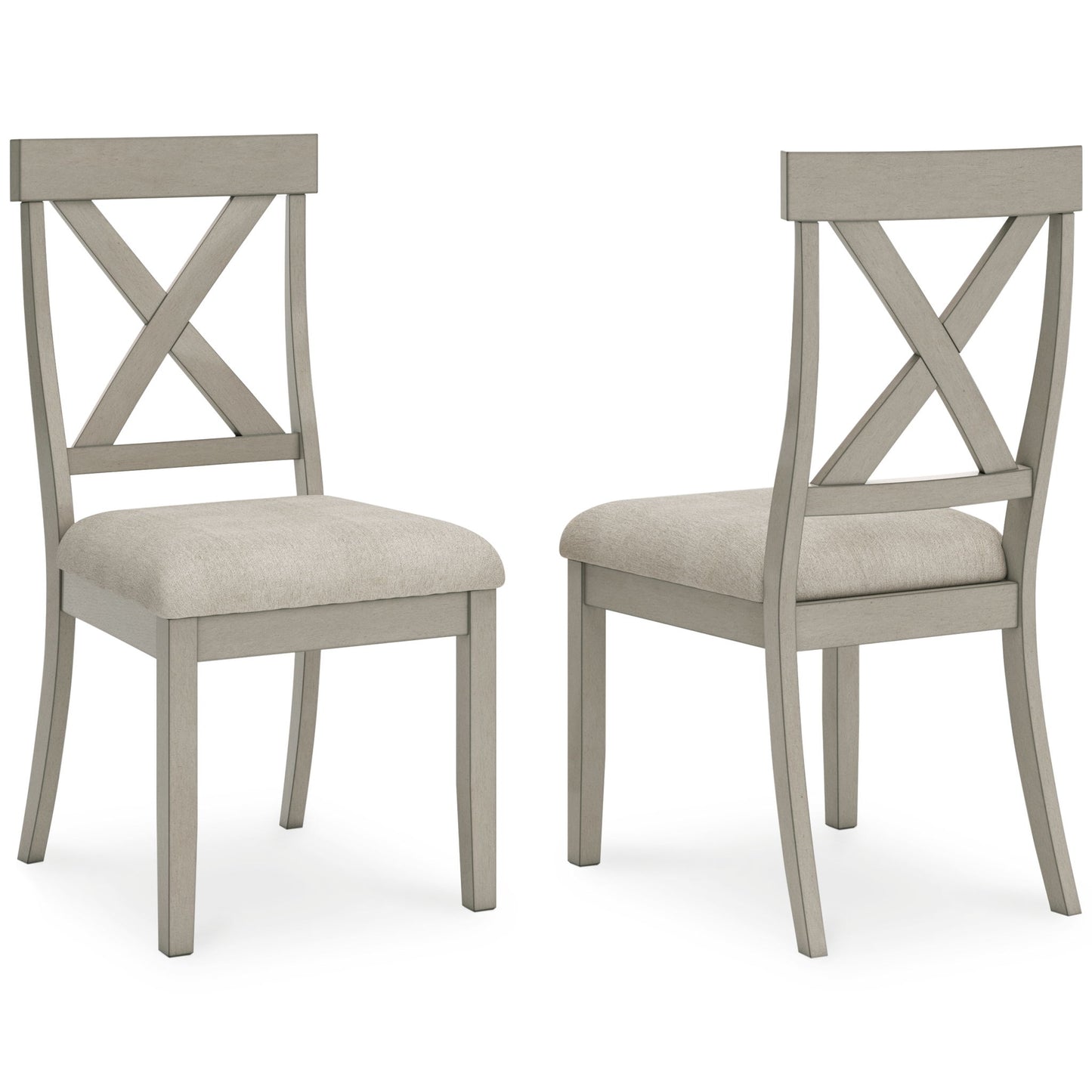 Parellen - Gray - Dining UPH Side Chair (Set of 2)