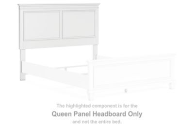 Fortman - Queen Panel Headboard - White