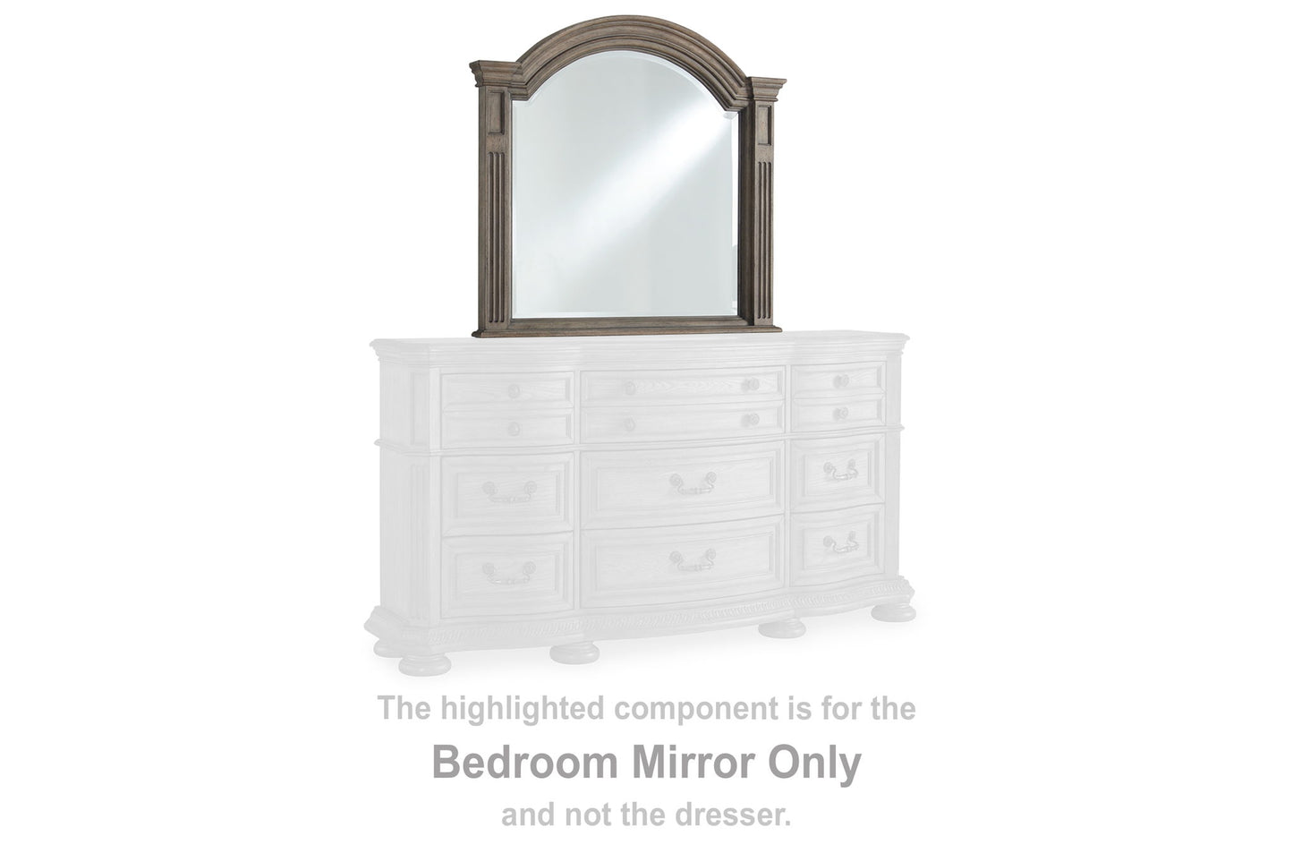 Ardenfield - Bedroom Mirror - Light Brown