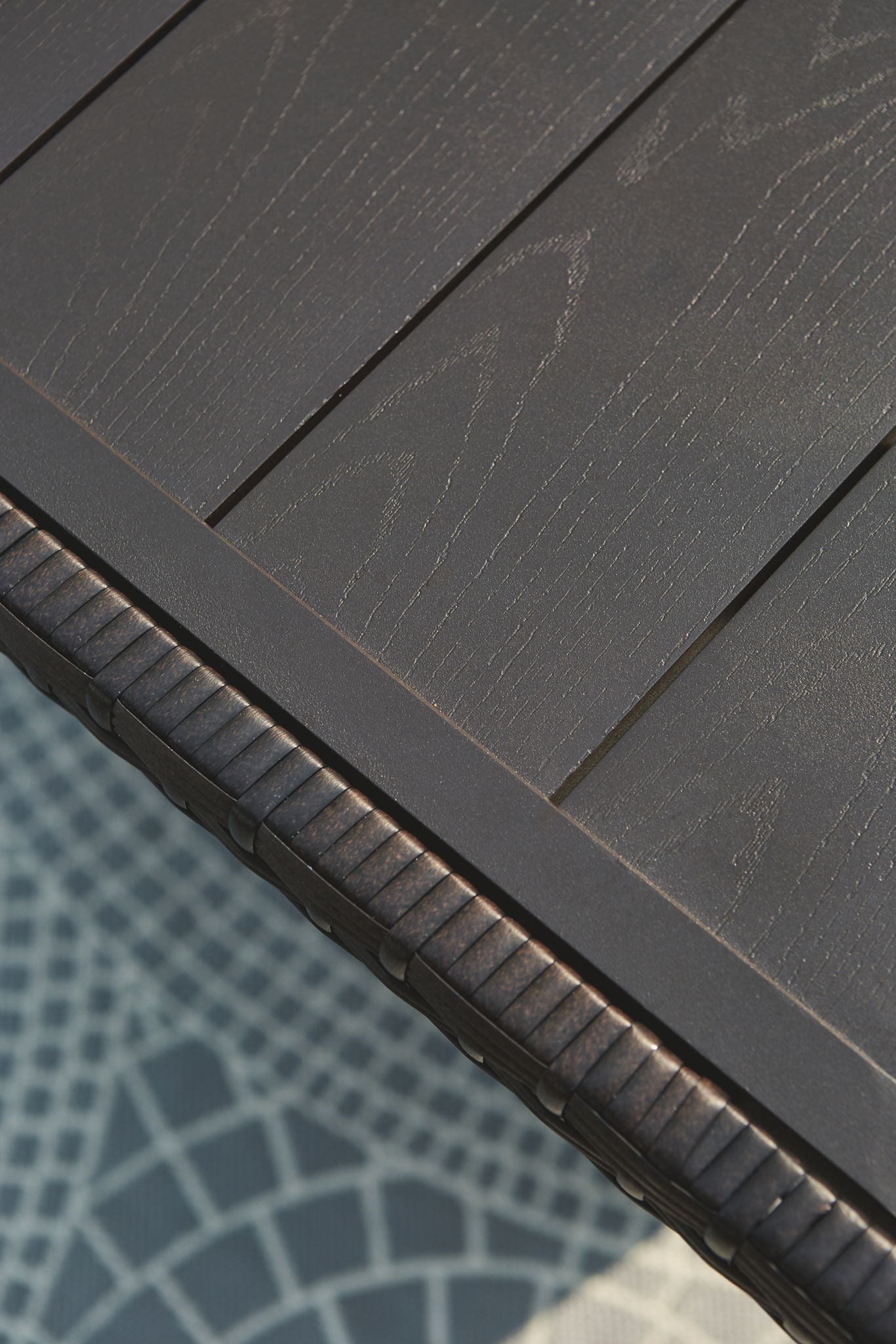 Easy Isle - Dark Brown / Beige - RECT Multi-Use Table