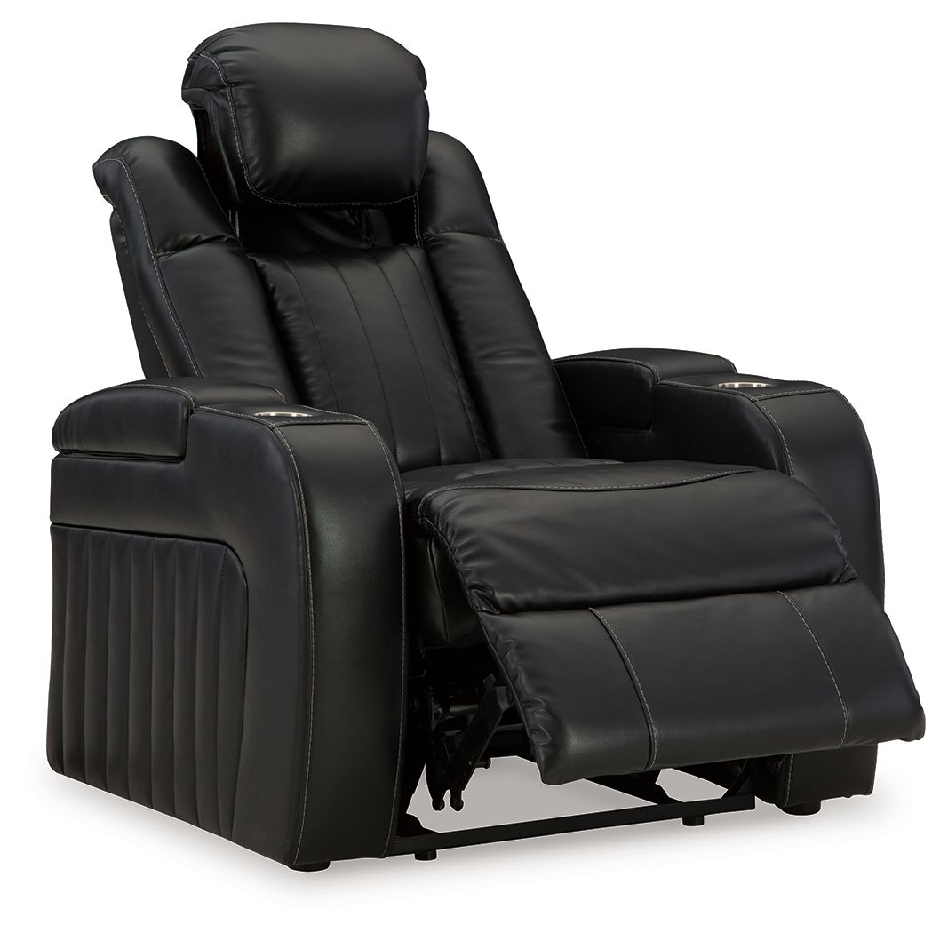 Caveman Den - Power Recliner/ Adj Headrest - Midnight