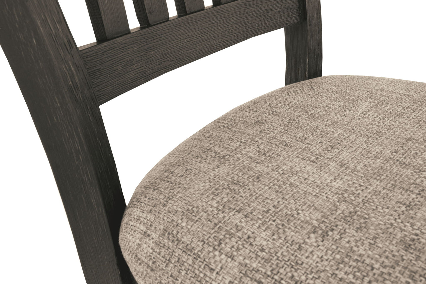 Tyler Creek - Black / Grayish Brown - Dining UPH Side Chair (Set of 2) - Slatback