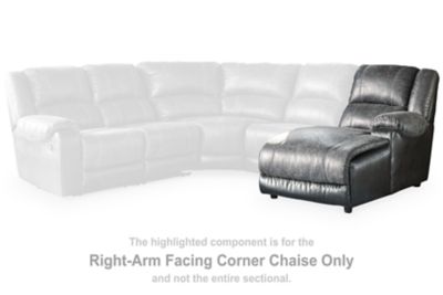 Nantahala - RAF Corner Chaise - Slate