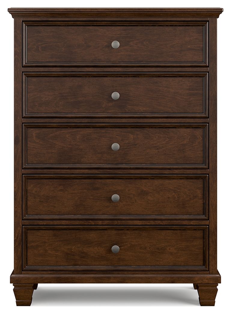 Danabrin - Brown - Five Drawer Chest