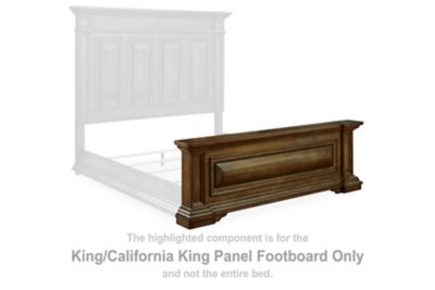 Frantanna - King/California King Panel Footboard - Brown