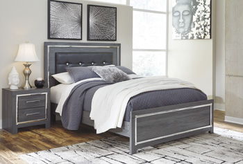 Lodanna - Queen Panel Footboard - Gray