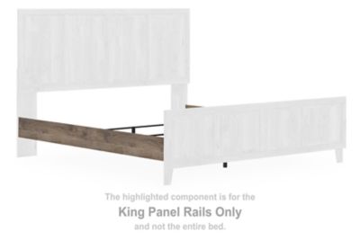 Rusticott - King Panel Rails - Brown
