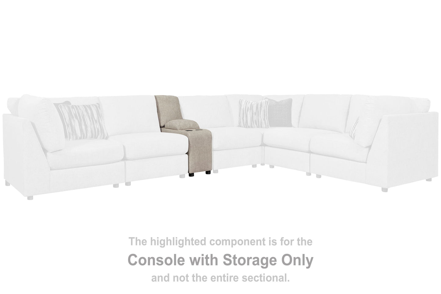 Kellway - Console with Storage - Bisque
