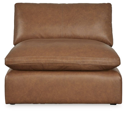 Emilia - Armless Chair - Caramel
