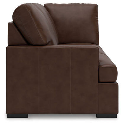 McDowlan - LAF Sofa With Corner Wedge - Coffee