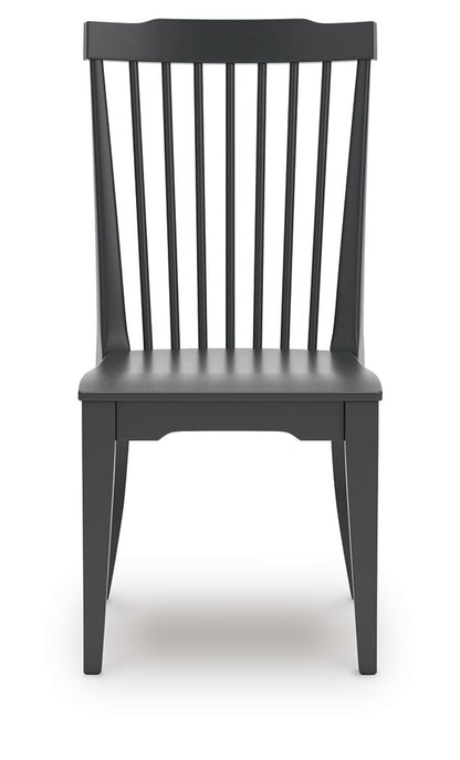 Brenkerton - Black - Dining Room Side Chair (Set of 2)