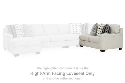 Huntsworth - Raf Loveseat - Dove Gray