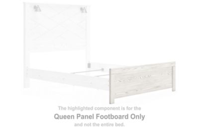 Gerridan - Queen Panel Footboard - White