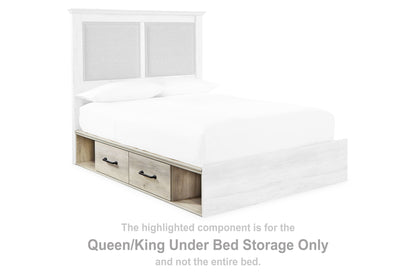 Cambeck - Queen/King Under Bed Storage - Whitewash