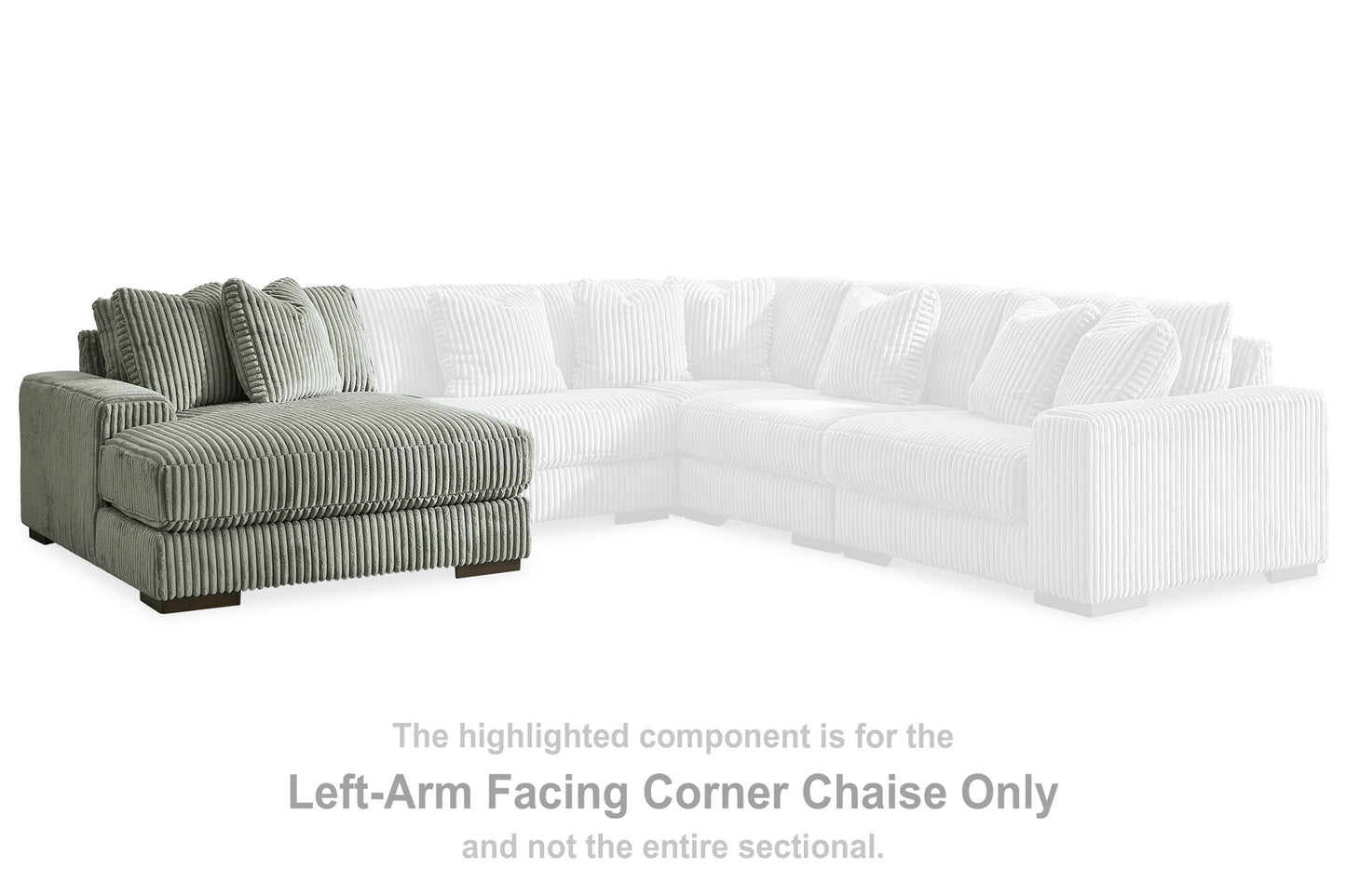 Lindyn - LAF Corner Chaise - Fog