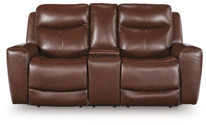 Next Move - Power Reclining Loveseat With Console / Adjustable Headrest