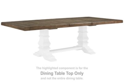 Bolanburg - RECT DRM Extension Table Top - Brown / Beige