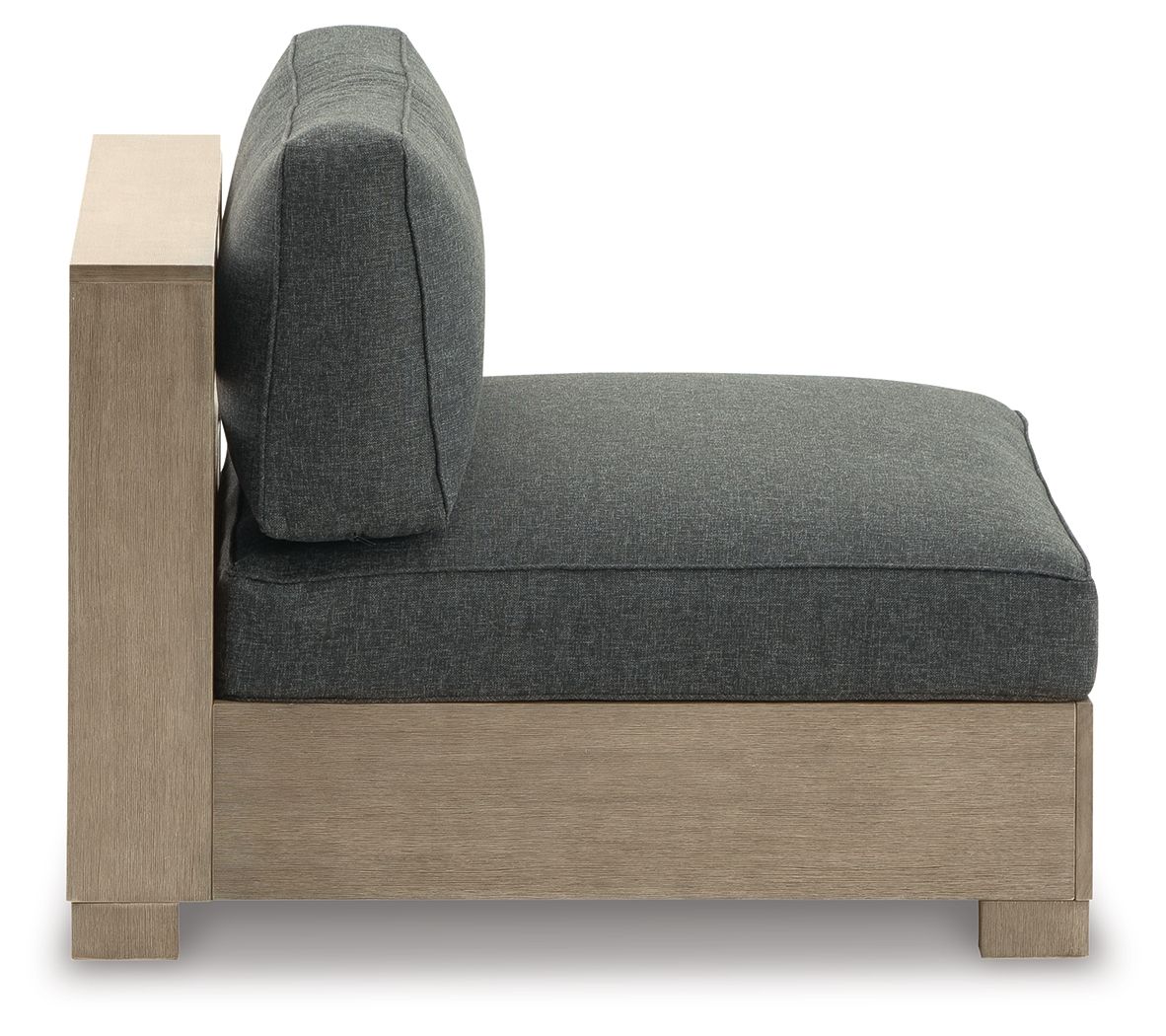 Citrine Park - Armless Chair W/Cushion - Brown