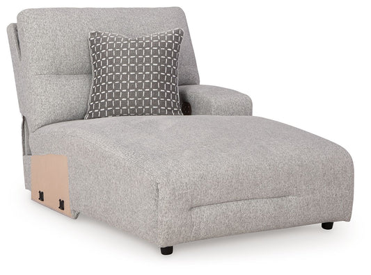 Acklen Place - Pewter - Raf Power Reclining Back Chaise