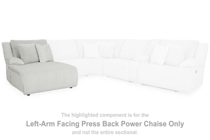 Top Tier - Alloy - Laf Press Back Power Chaise