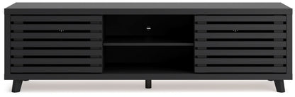 Danziar - Extra Large TV Stand - Black