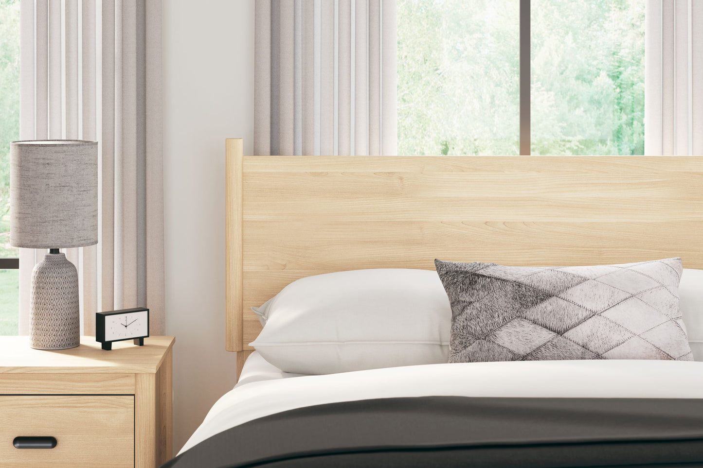 Cabinella - Full Panel Headboard - Tan