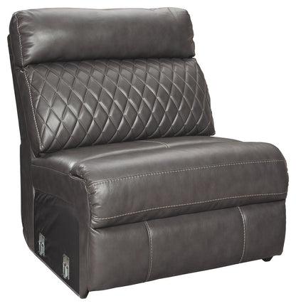 Samperstone - Armless Chair - Gray