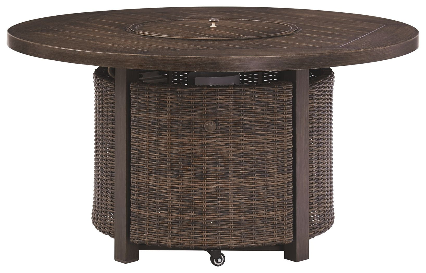 Paradise Trail - Round Fire Pit Table - Medium Brown