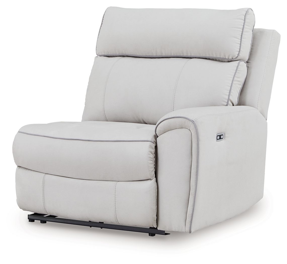 Social Pointe - Pearl / Ash - RAF Zero Wall Power Recliner
