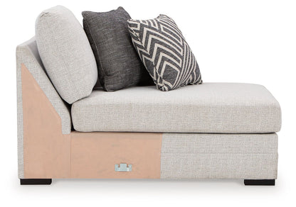 Koralynn - Raf Corner Chaise - Stone