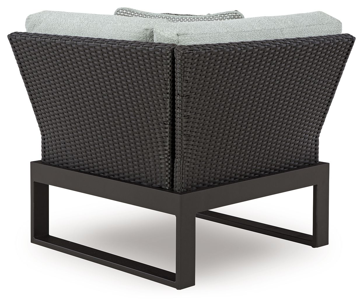 Beachloft - Corner With Cushion - Black / Gray