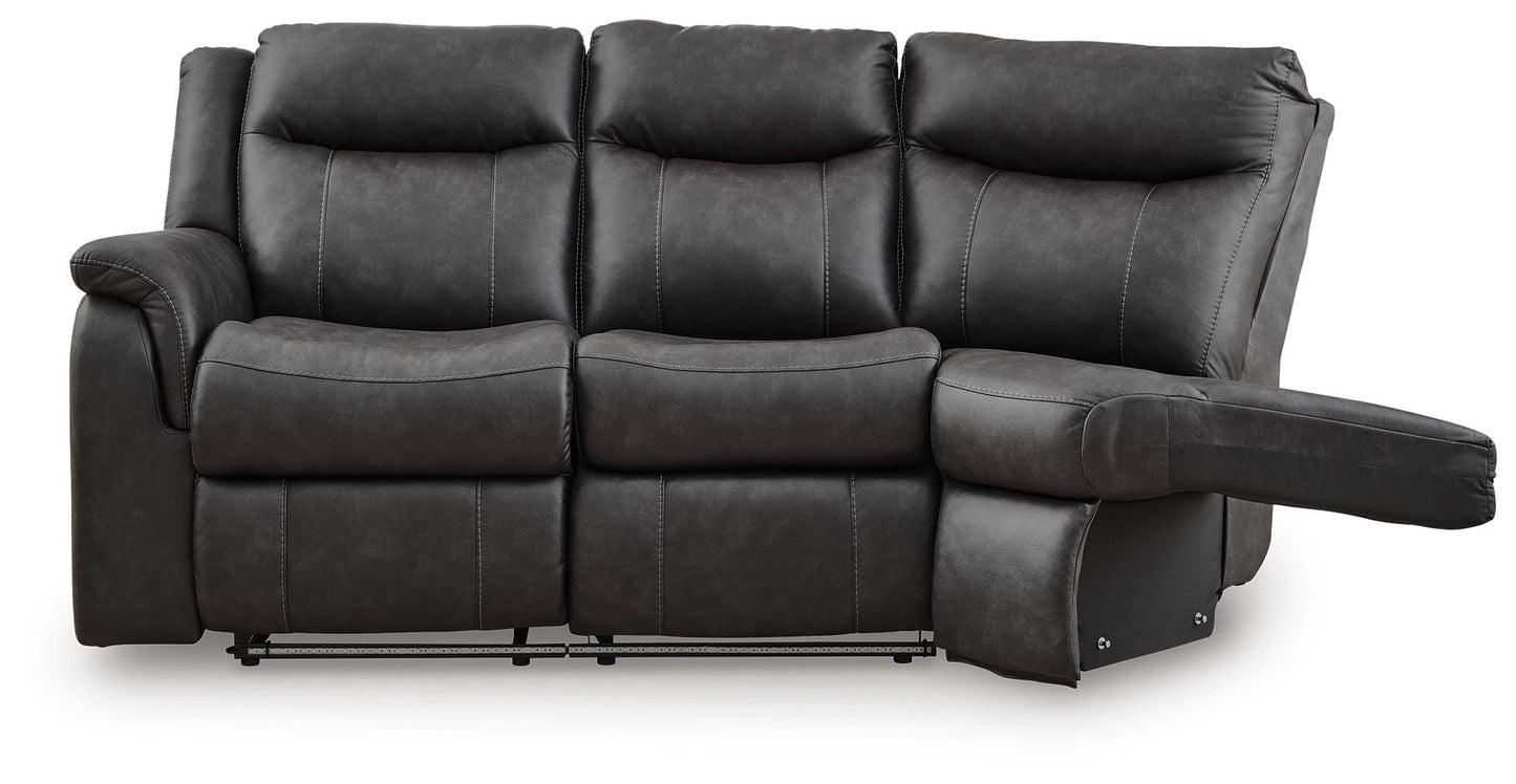 Sultan Meadow - LAF Reclining Loveseat - Eclipse