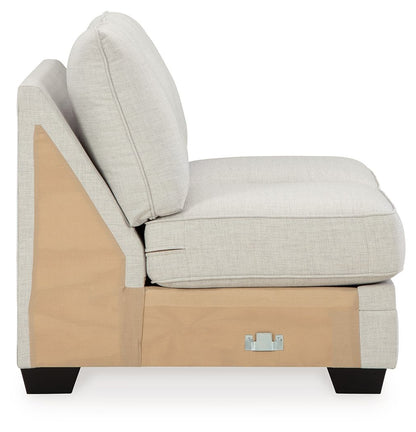 Huntsworth - Armless Loveseat - Dove Gray